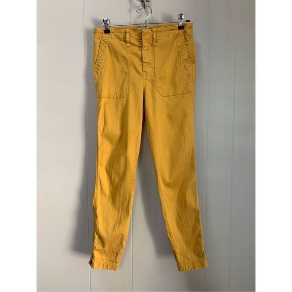 J. Crew Skinny Stretch Cargo Pant With Zippers Rusted Amber 28 - Picture 2 of 9